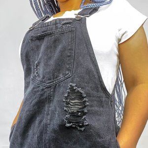 Vintage Washed Black Romper